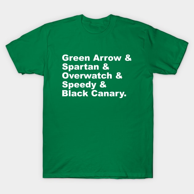 Team Arrow - Season 4 T-Shirt by FangirlFuel